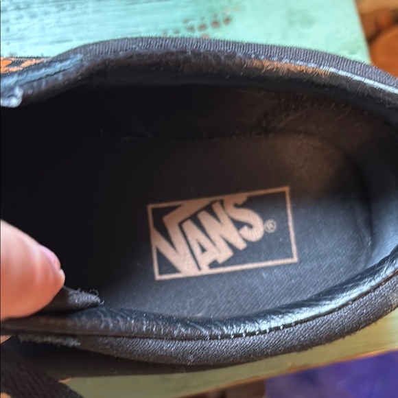 Vans Black and Brown Platform Sneakers with Leopard Print - Picture 4 of 5